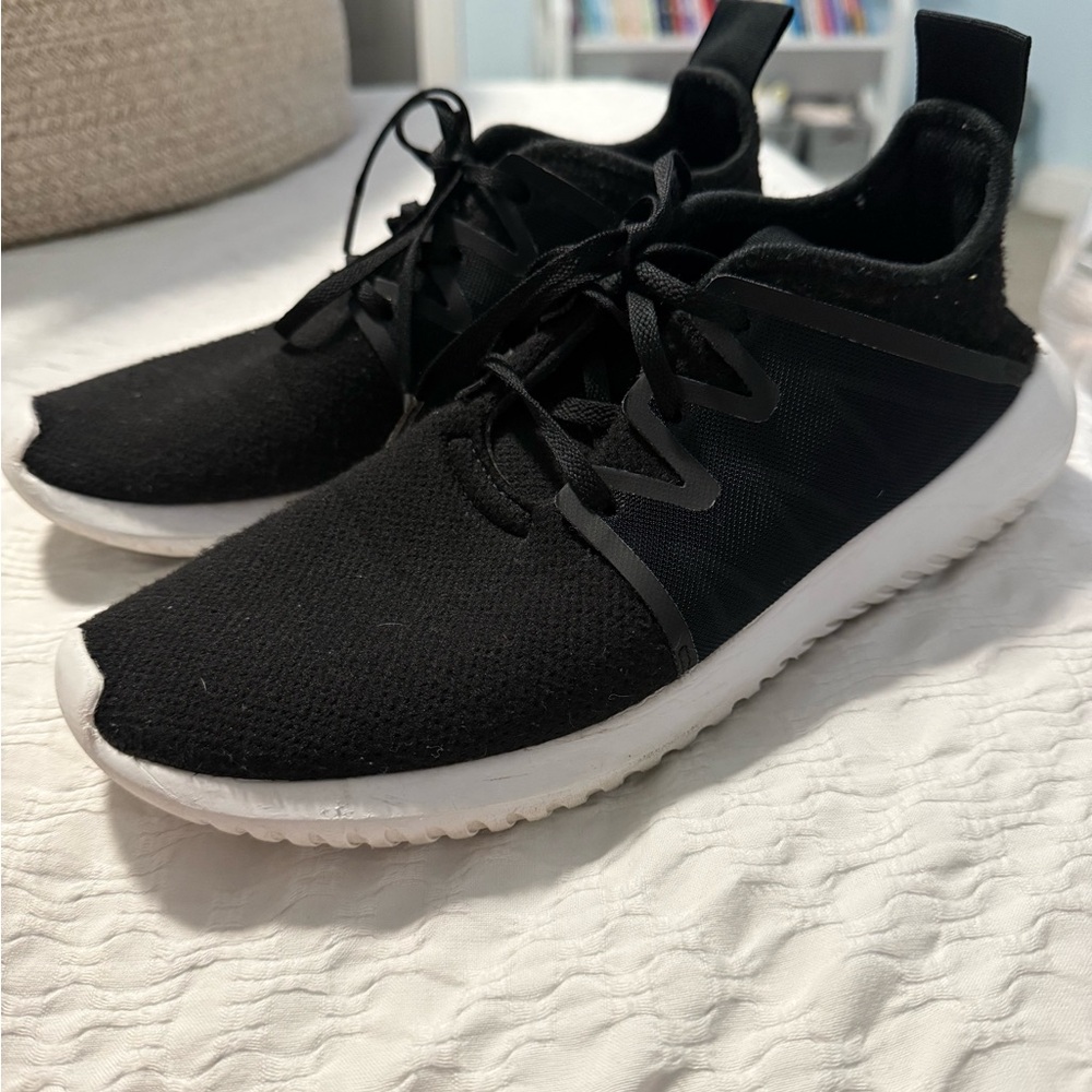 Adidas Black Sneakers with White Accents